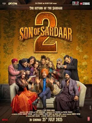 Son of Sardaar 2 2025 Hindi HD Poster Download - Filmyzilla