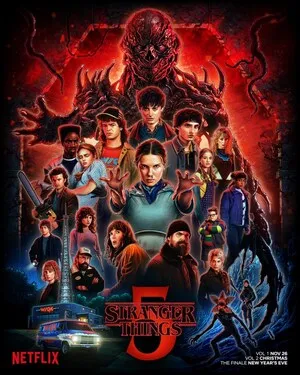 Stranger Things 2025 Season 5 Hindi Dual Audio [Final Episode] HD Poster Download - Filmyzilla