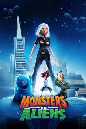 Monsters Vs Aliens (2009) 100mb Hindi Dual Audio movie Download HD Poster Download - Filmyzilla